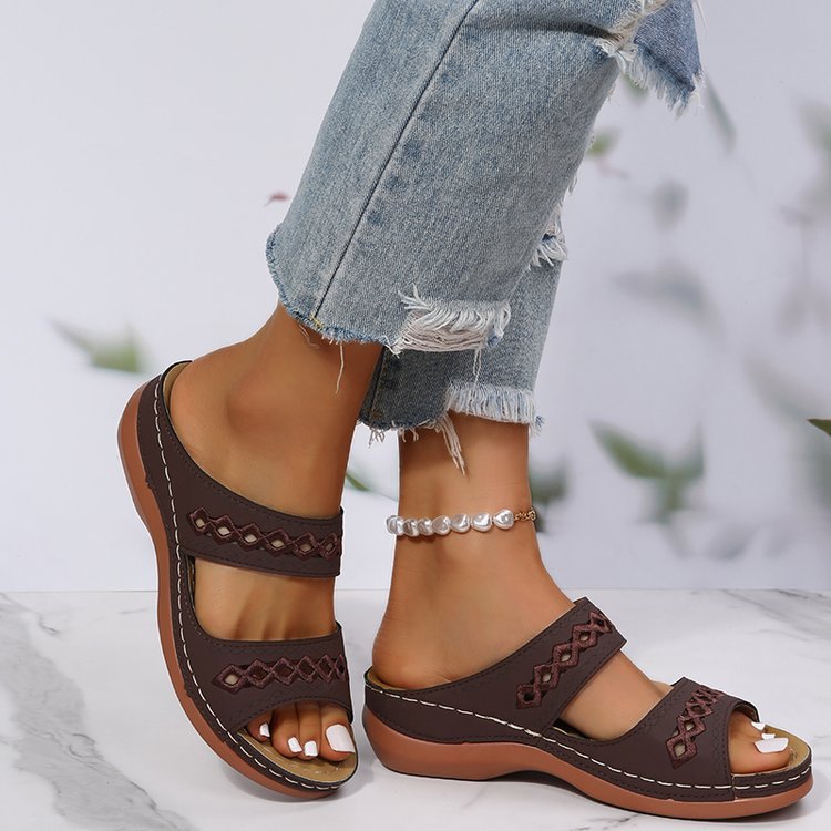 Andrea's™ | Frühlingshafte Damen-Plateauslipper