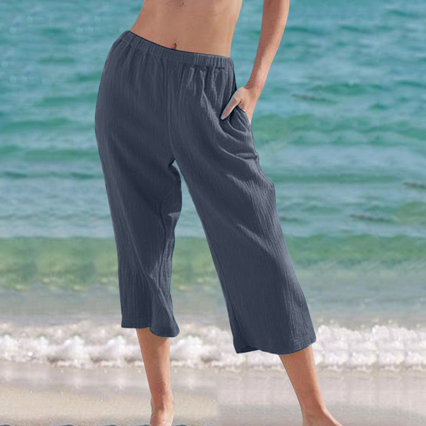 Andrea's™ | Faltenhose für den Sommer mit lockerem Schnitt