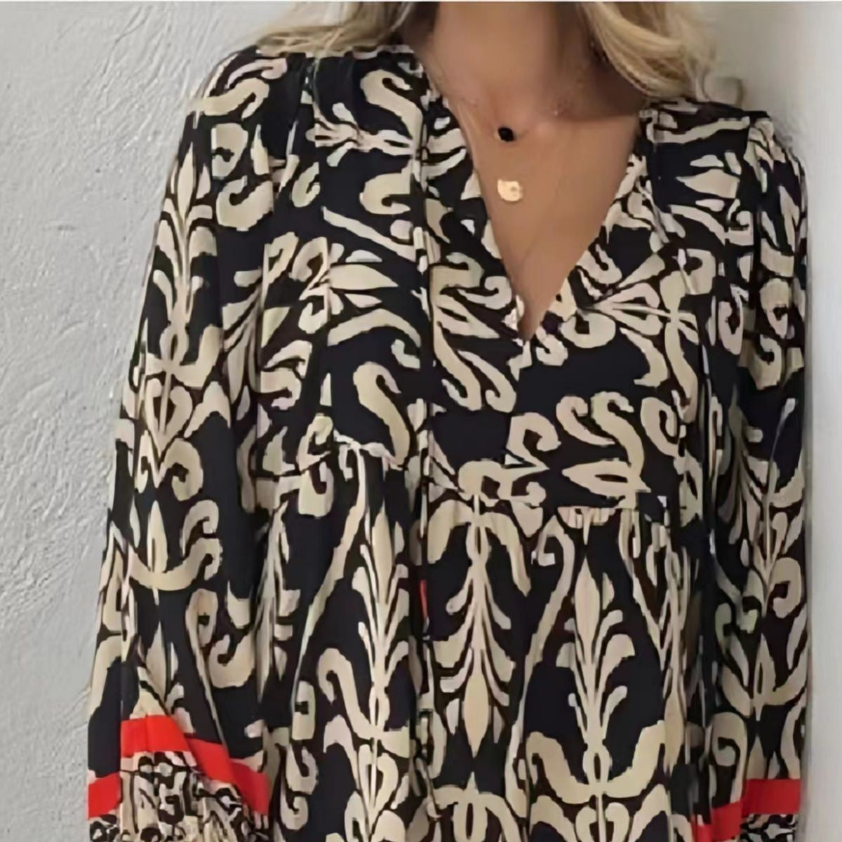 Andrea's™ | V-Ausschnitt Sommerkleid