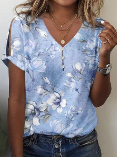Andrea's™ | Sommer-T-Shirt im ethnischen Stil für Damen