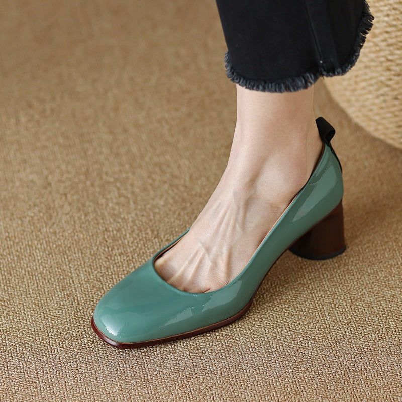 Andrea's™ | Damen Absatzsandalen in Unifarben