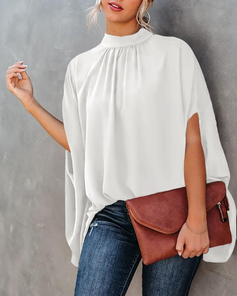 Andrea's™ | Lässig Weit Geschnittene Bedruckte Bluse