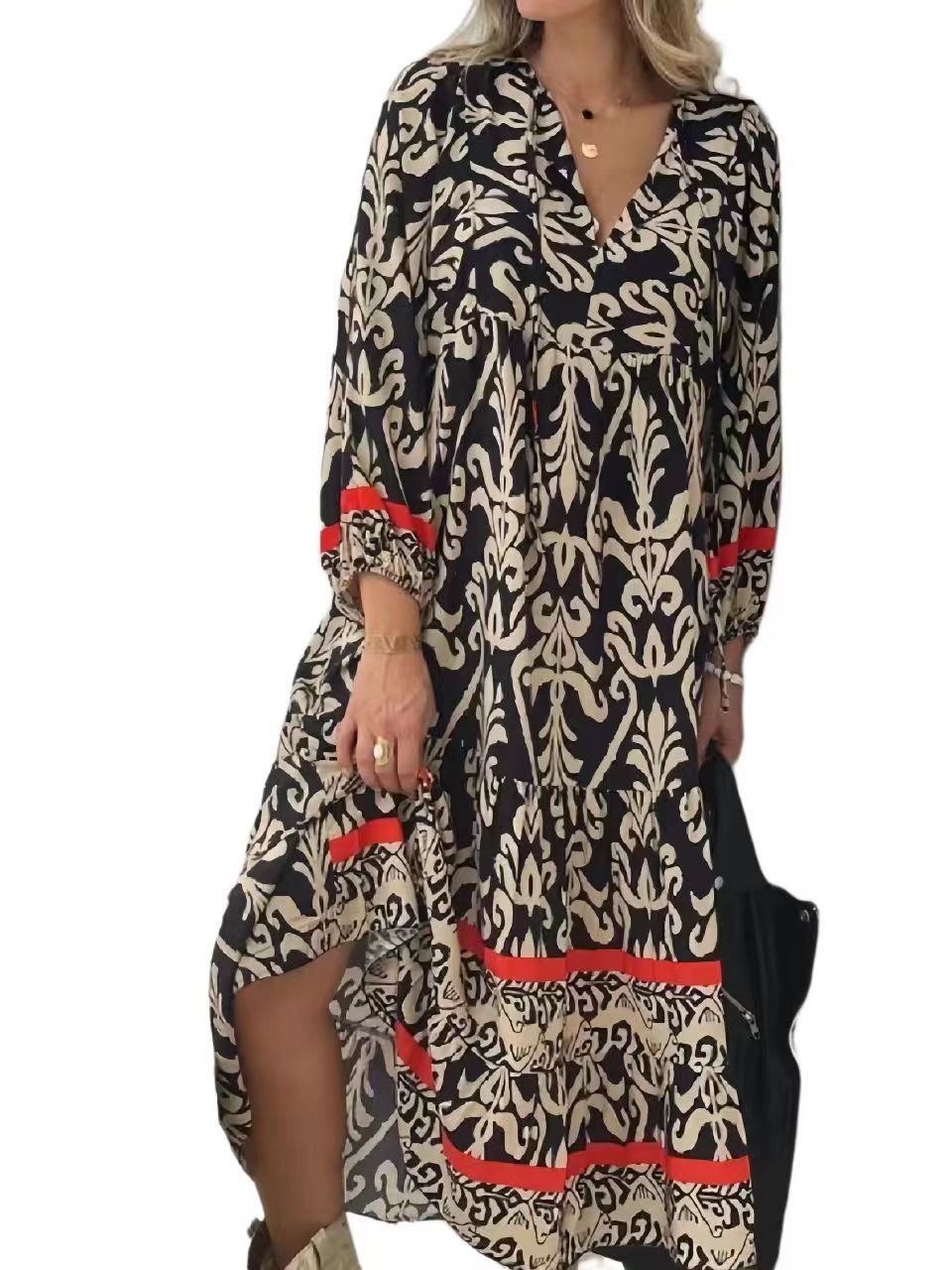Andrea's™ | V-Ausschnitt Sommerkleid