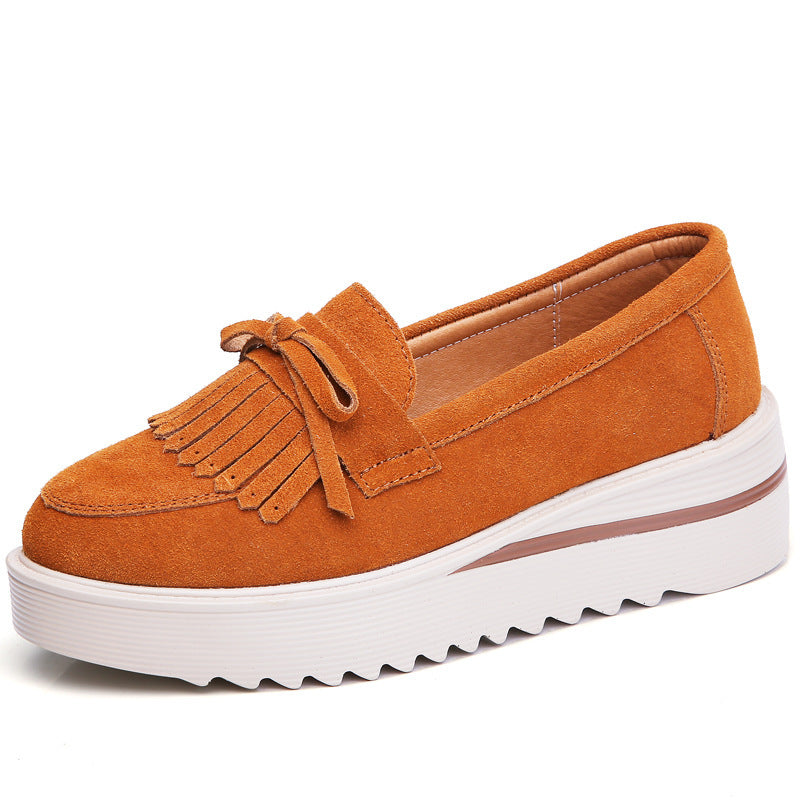 Andrea's™ | Damen-Slipper mit dicker Sohle und Schleifen-Quaste