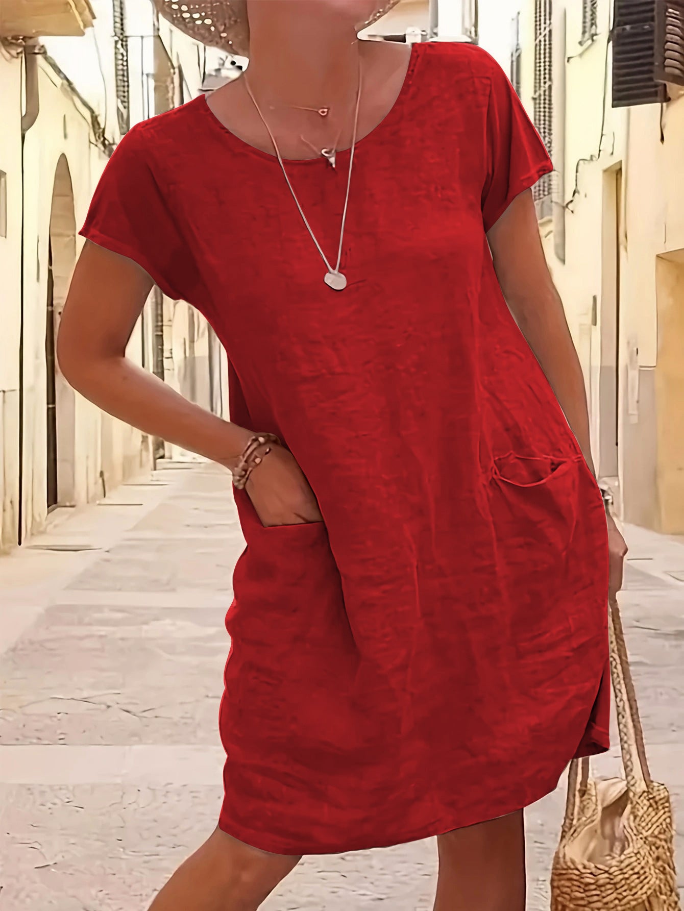 Andrea's™ | Alltagstaugliches, bequemes Baumwollkleid