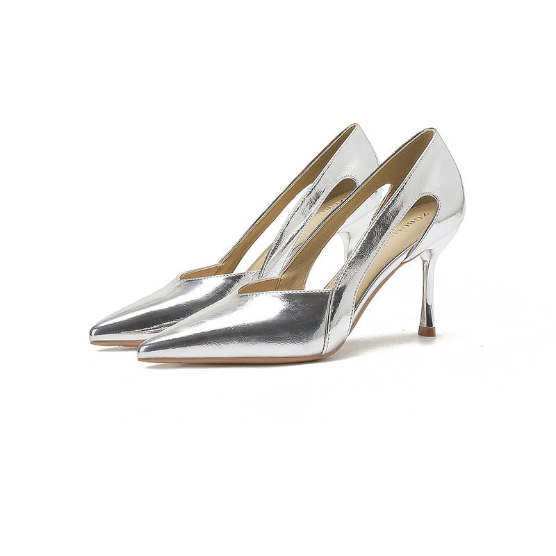 Elegante Lackpumps mit Stilettoabsatz von Andrea Serena