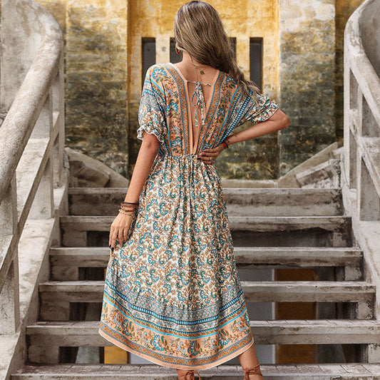 Vintage-Kleid mit Blumenmuster von Andrea Serena für den Sommer
