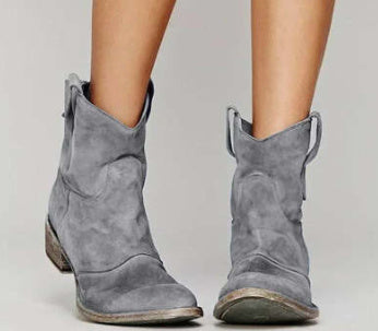 Andrea's™ | Damen-Martinstiefel mit niedrigem, eckigem Absatz