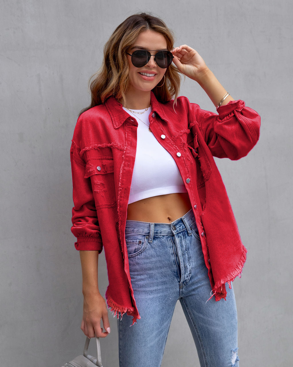 Andrea's™ | Modische Freizeitjacke mit Rissen