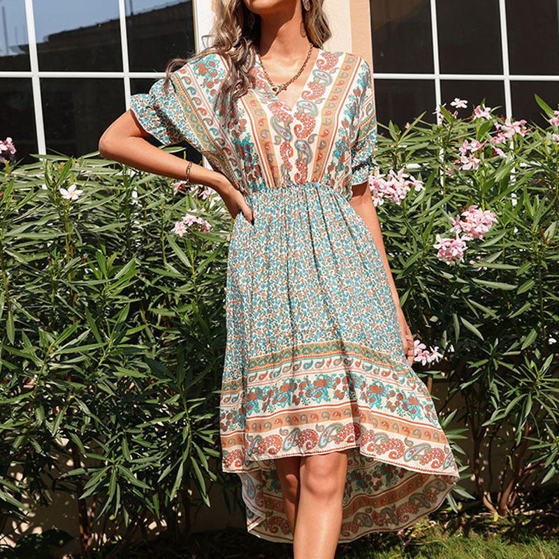 Vintage-Kleid mit Blumenmuster von Andrea Serena für den Sommer