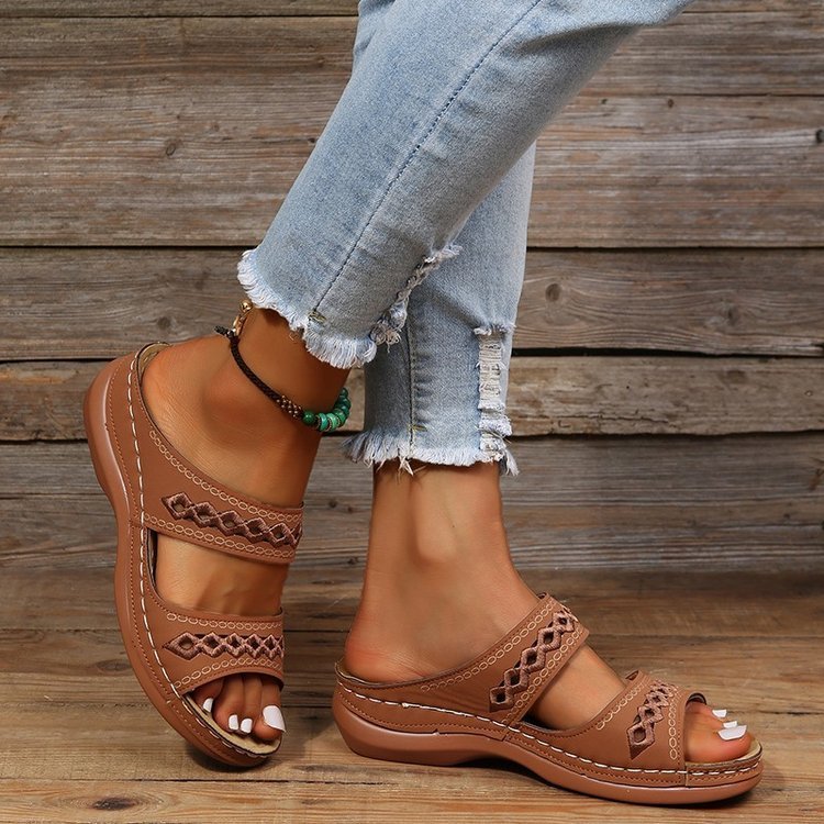 Andrea's™ | Frühlingshafte Damen-Plateauslipper