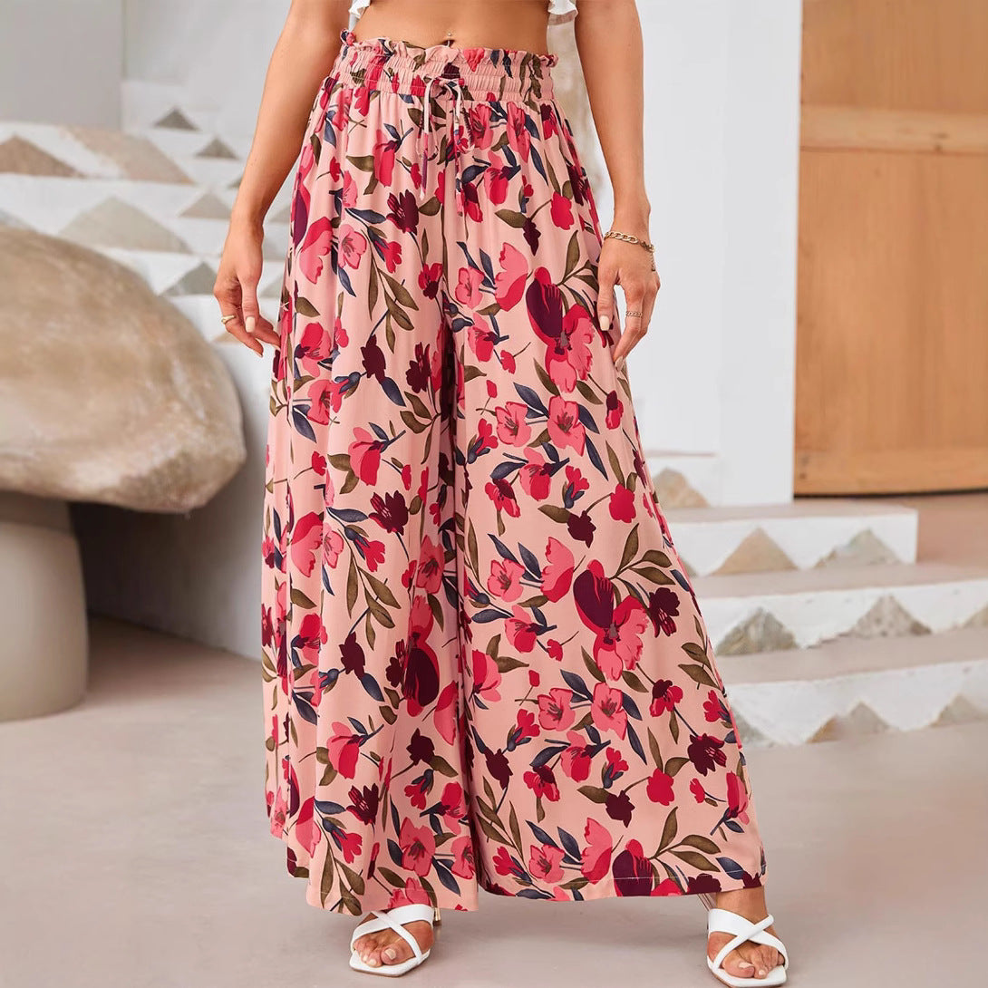 Andrea's™ | Bedruckte Hose mit weitem Bein