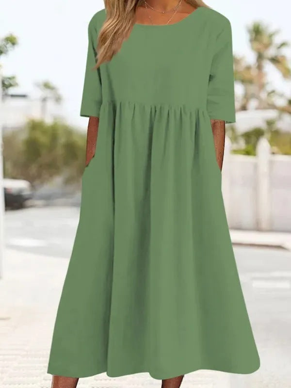 Andrea's™ | Lässiges Baumwollkleid mit Taschen