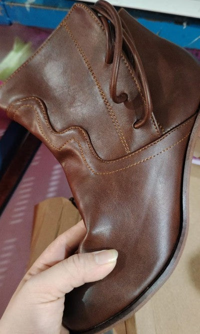 Andrea's™ | Retro-Stiefeletten mit mittlerem Absatz