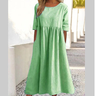 Andrea's™ | Lässiges Baumwollkleid mit Taschen