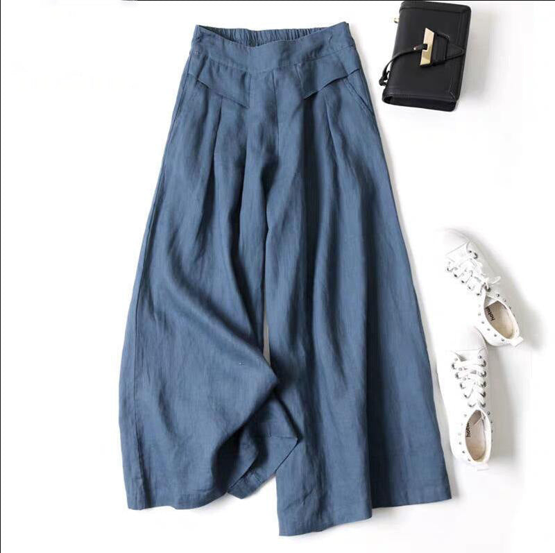 Andrea's™ | Weit geschnittene Leinenhose