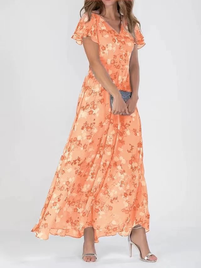 Andrea's™ | Sommerliches Maxikleid mit Rüschen