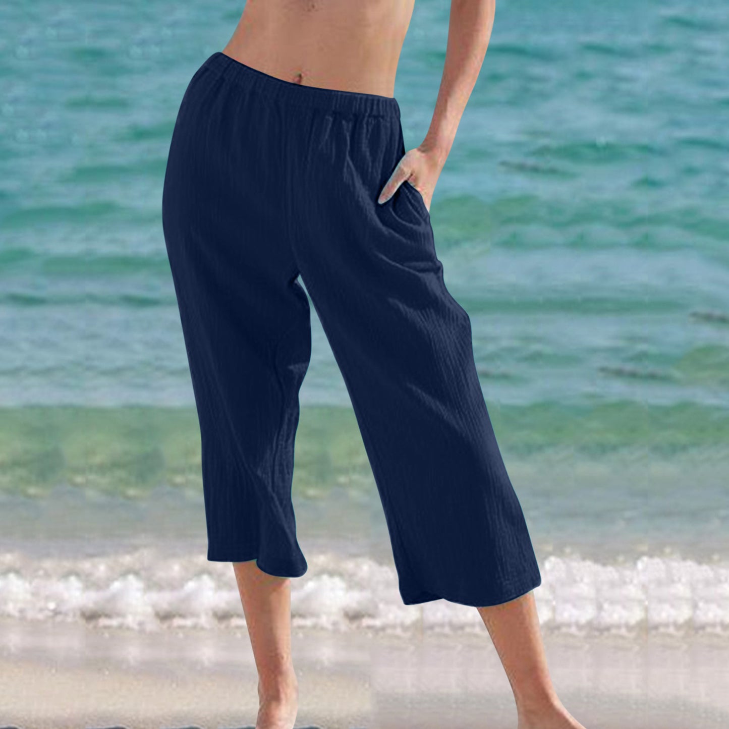 Andrea's™ | Faltenhose für den Sommer mit lockerem Schnitt