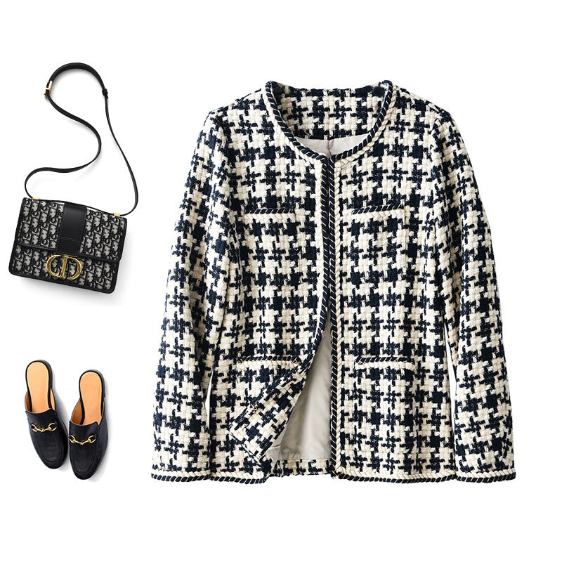 Andrea's™ | Tweed-Blazer ohne Knöpfe