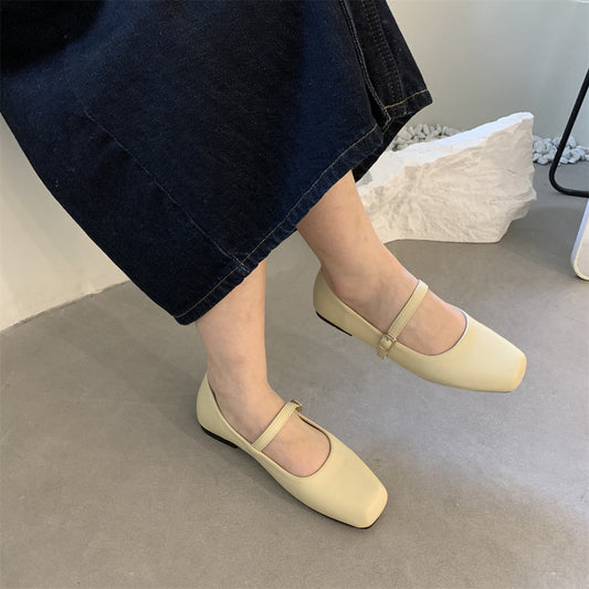 Elegante Andrea Serena Mary Janes mit niedrigem Absatz für jeden Tag