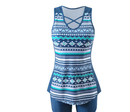 Andrea's™ | Tankini mit Muster-Shorts