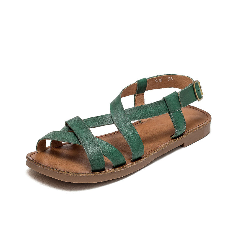Andrea's™ | Modische Retro-Sandalen mit Schnalle für Damen