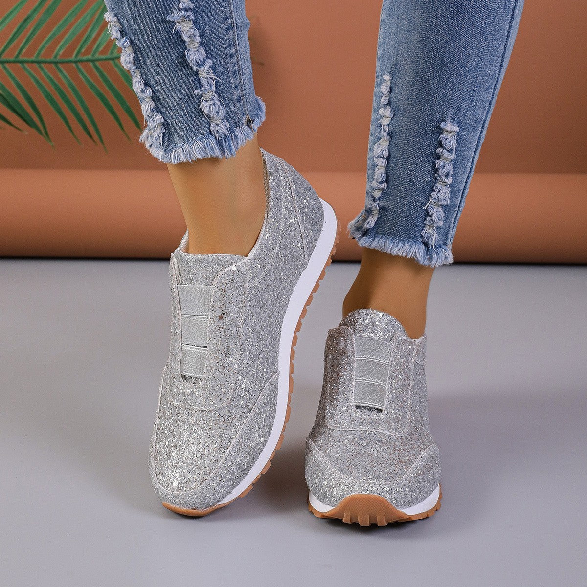 Andrea's™ | Modische Slip-On-Freizeitschuhe mit runder Kappe