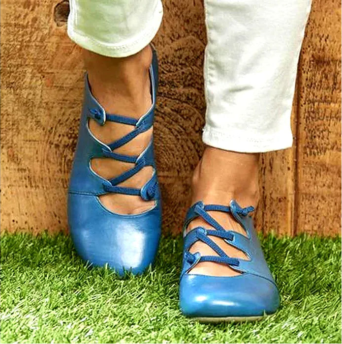 Andrea's™ | Lässige Damen-Schuhe mit überkreuzten Riemen