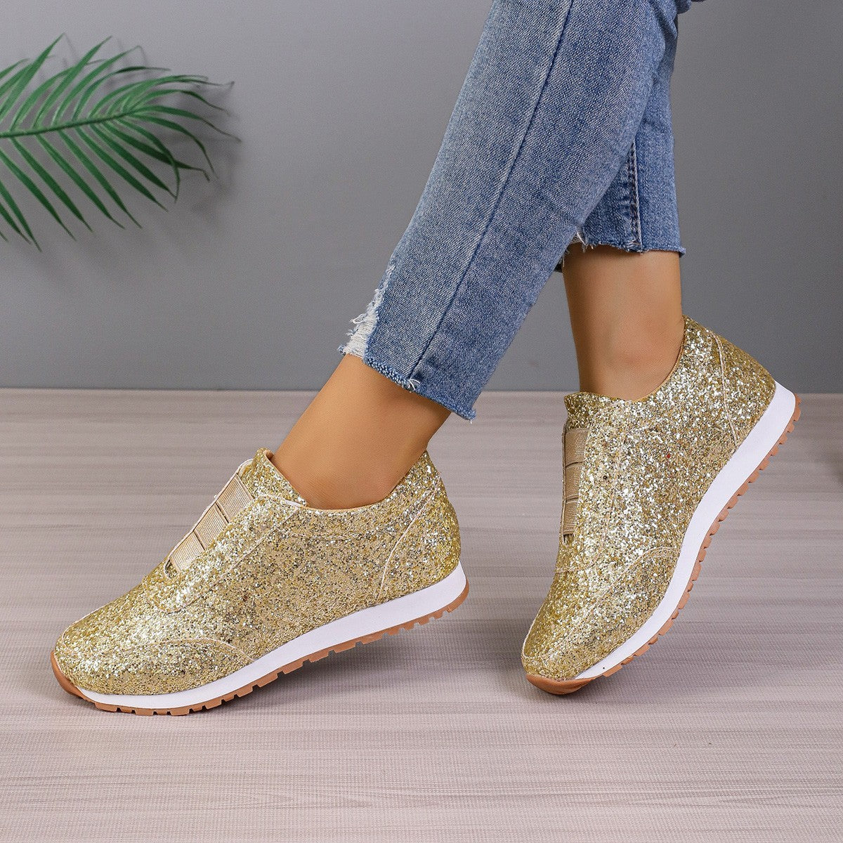 Andrea's™ | Modische Slip-On-Freizeitschuhe mit runder Kappe