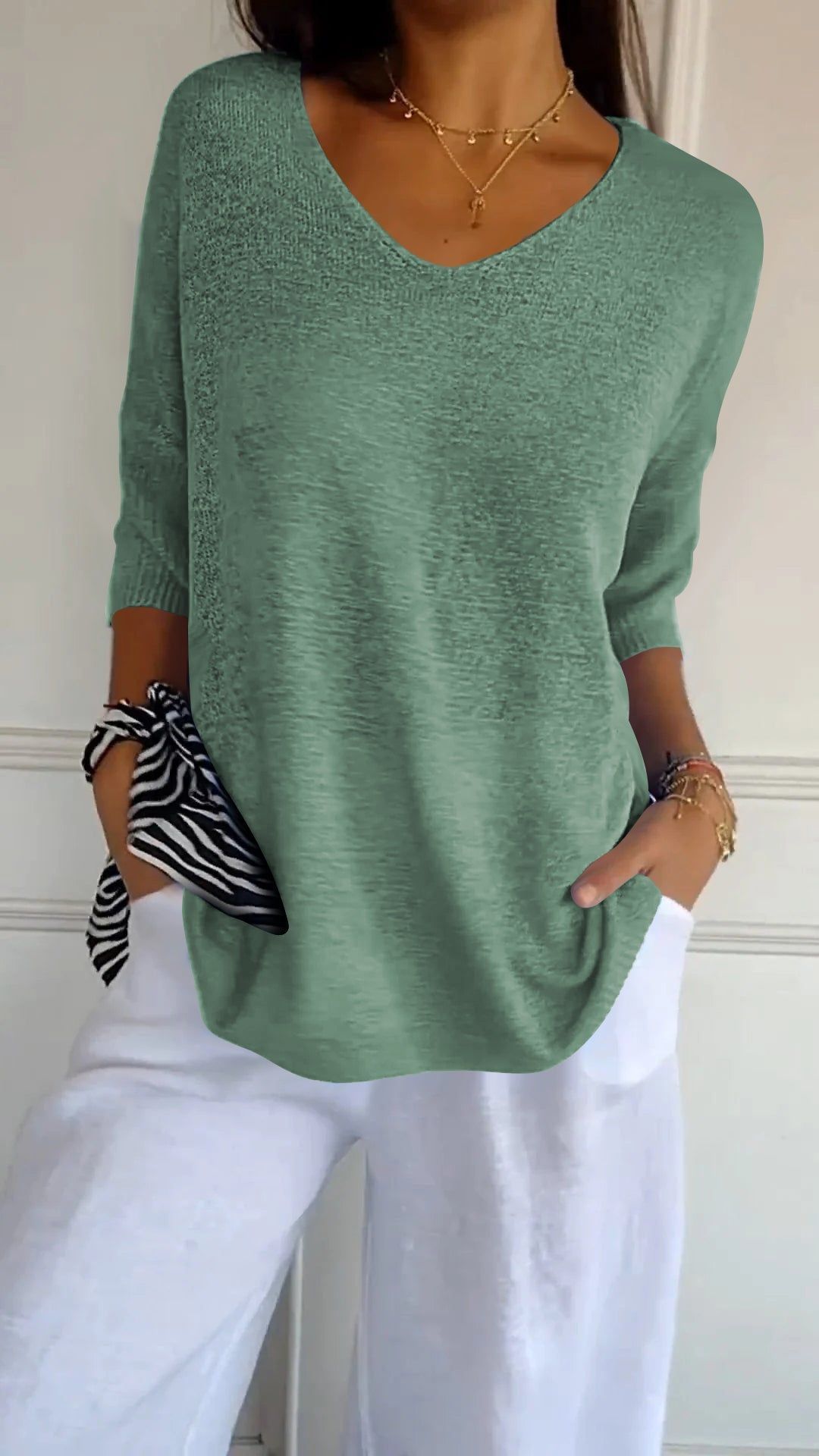 Andrea's™ | Strickwaren Damen-Unterziehshirt