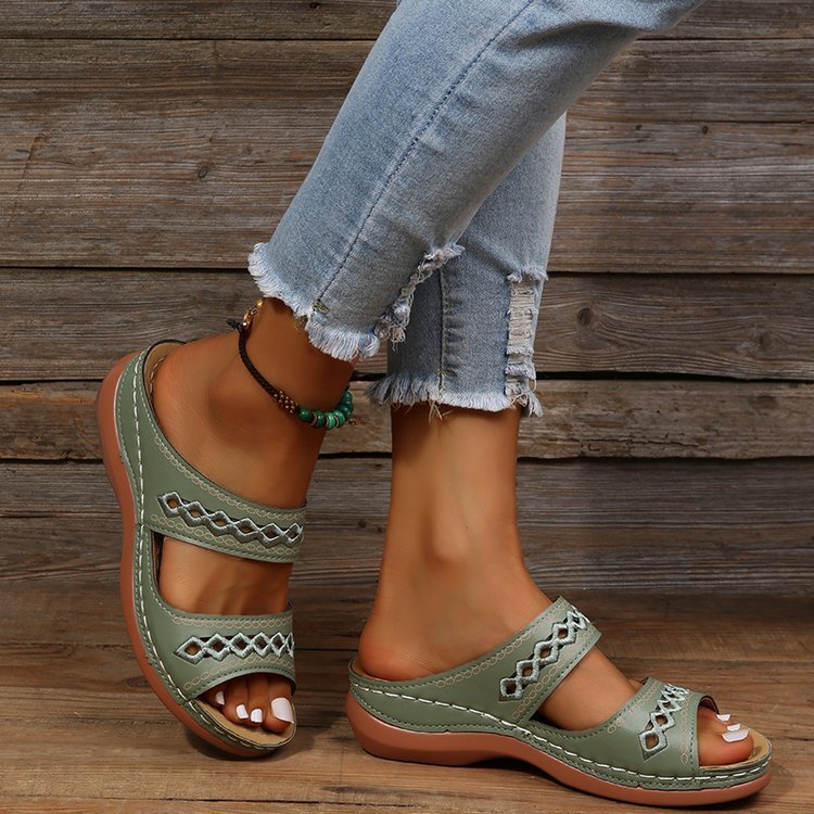 Andrea's™ | Frühlingshafte Damen-Plateauslipper