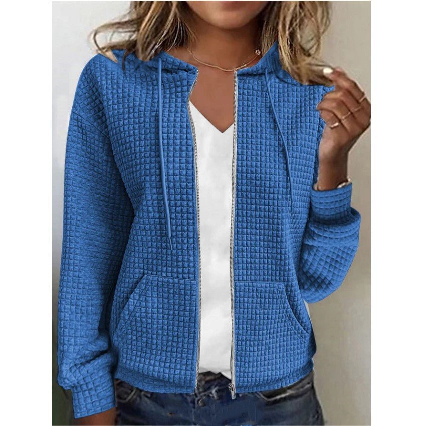 Andrea's™ | Stil Kapuzenjacke mit Reißverschluss
