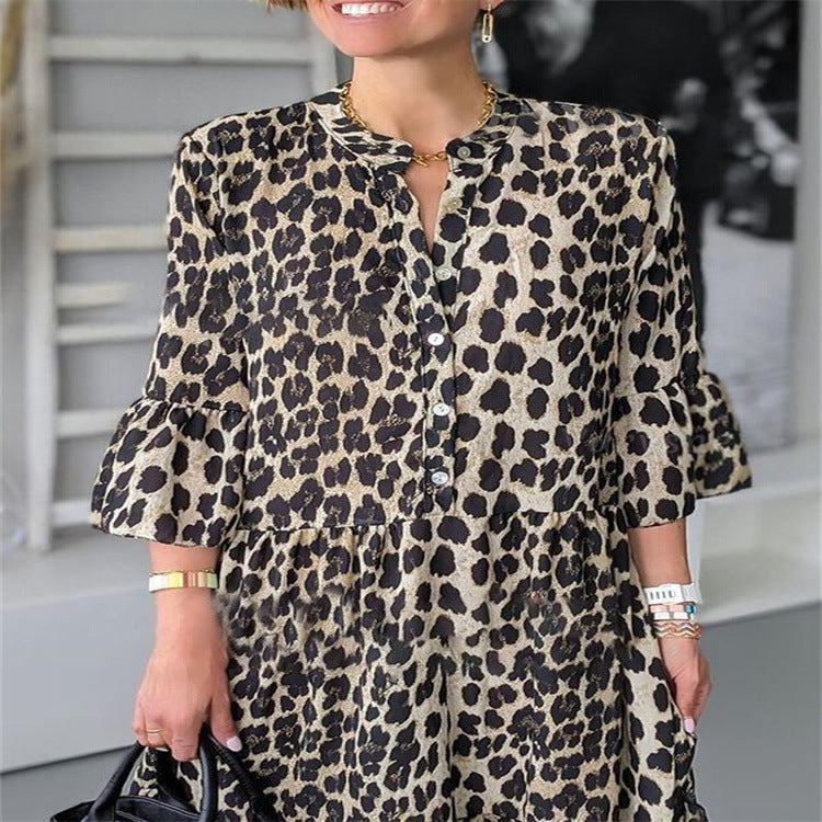 Andrea's™ | Minikleid mit Leopardenmuster