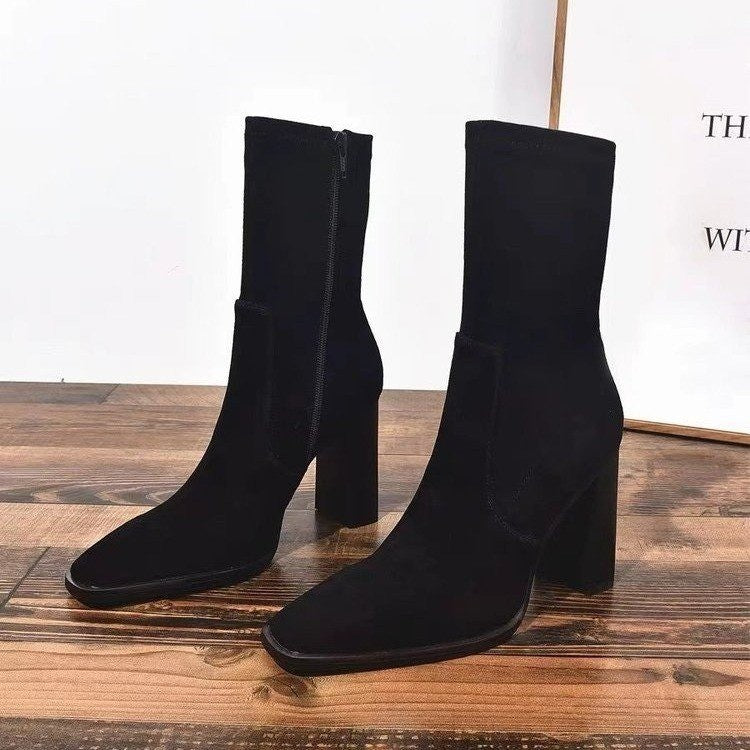 Andrea's™ | Stiefel mit Blockabsatz