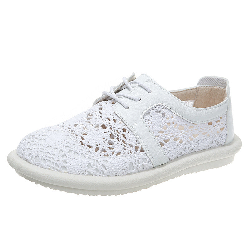Atmungsaktive gehäkelte Andrea Serena Freizeitschuhe