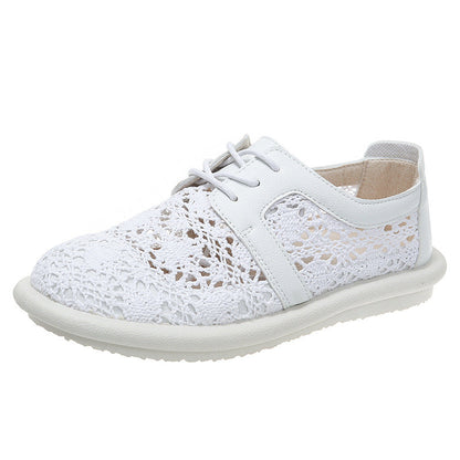 Atmungsaktive gehäkelte Andrea Serena Freizeitschuhe
