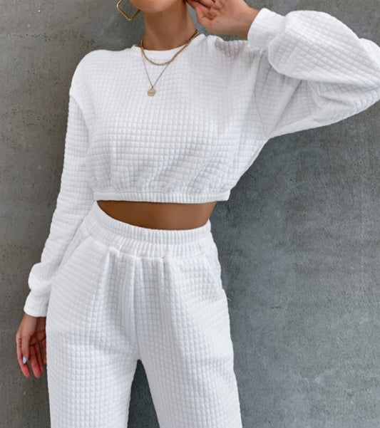 Textured Cozy Andrea Serena Women’s Lounge Set