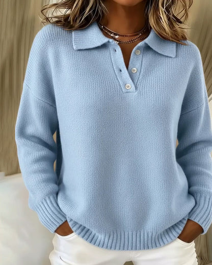 Andrea's™ | Pullover mit Reverskragen im vielseitigen Polostil