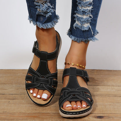 Vintage Comfort Wedge Sandalen von Andrea Serena
