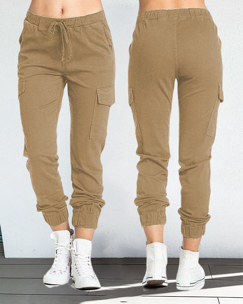 Andrea's™ | Cargohose mit elastischer taille