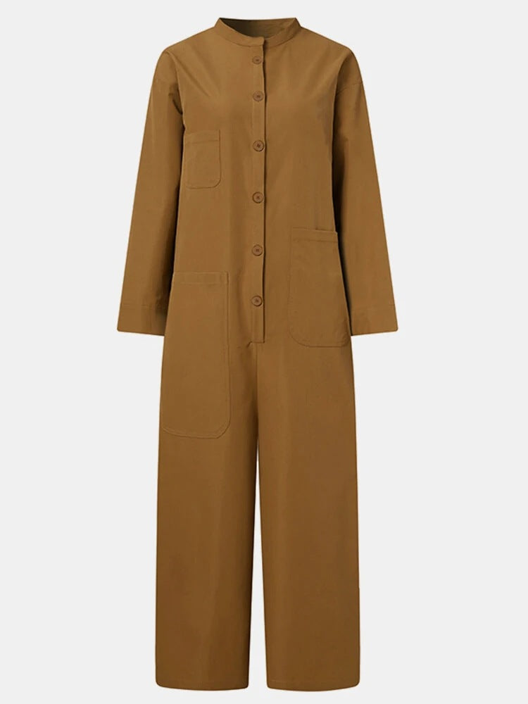 Lässiger Jumpsuit mit mehreren Taschen von Andrea Serena