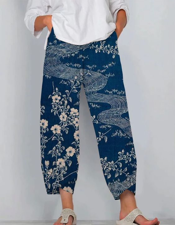 Artful Linen Andrea Serena 3D-Musterhose