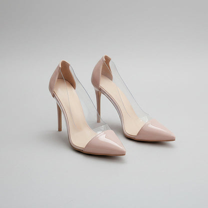 Elegante, transparente Stiletto-Heels von Andrea Serena