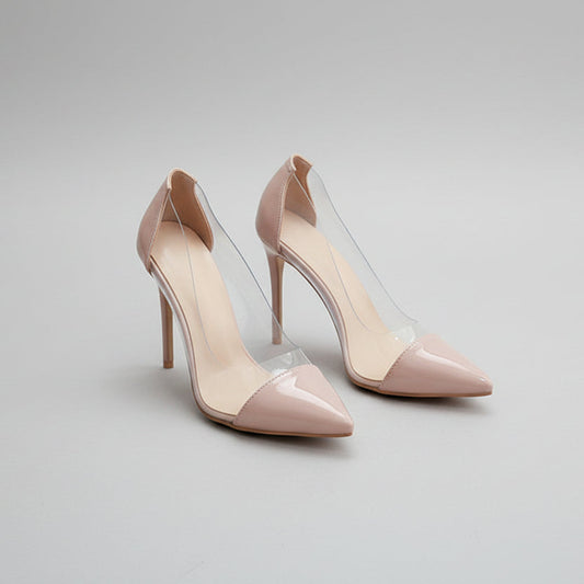 Elegante, transparente Stiletto-Heels von Andrea Serena