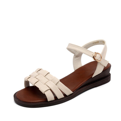 Retro-Ledersandalen von Andrea Serena