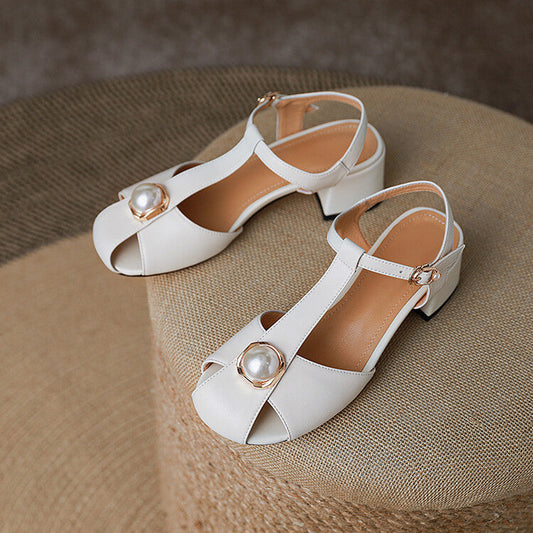 Elegante Andrea Serena T-Riemen-Sommersandalen