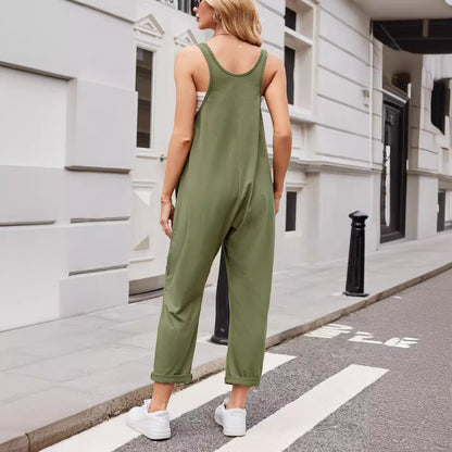Pinterest-inspirierter Andrea Serena Jumpsuit mit Taschen