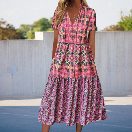 Sommerkleid von Andrea Serena mit lebhaftem Print