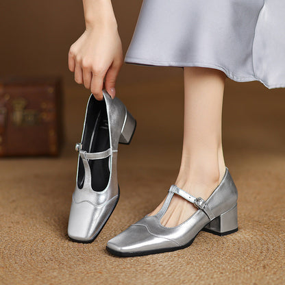 Vintage-Pumps mit Leopardenmuster von Andrea Serena