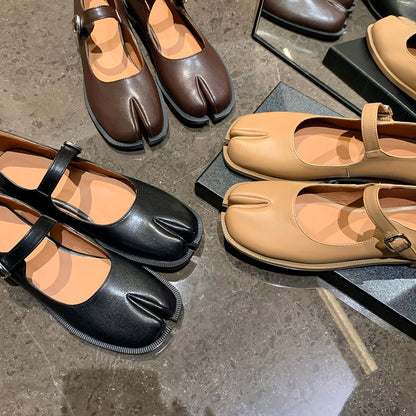 Andrea's™ | Damen-Schuhe aus weichem Leder mit Zehentrennung